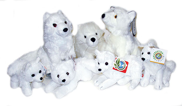 arctic fox plush toys