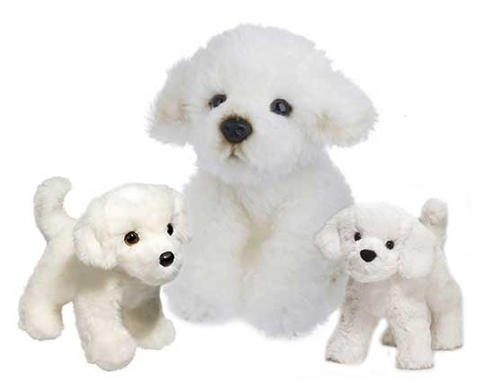 stuffed bichon frise