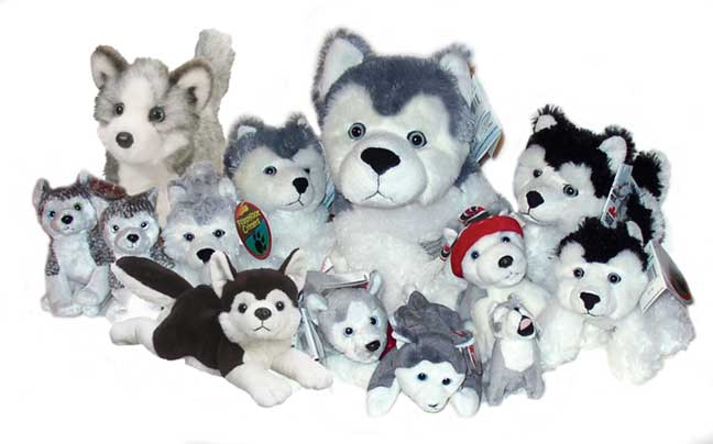 husky stuffed animals