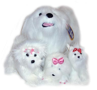 maltese puppy stuffed animal