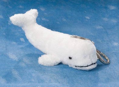 large beluga whale stuffed animal