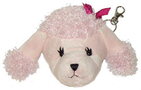 pink Poodle keychain