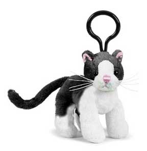 stuffed cat keychain