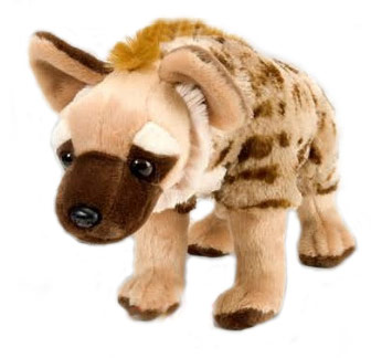 striped hyena plush