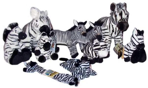 life size zebra stuffed animal