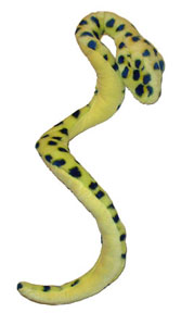 green snake plush