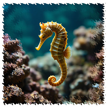 real seahorse