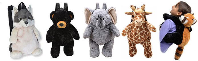 Find cute plush animal backpacks and plush Trophy Wall Mounts.