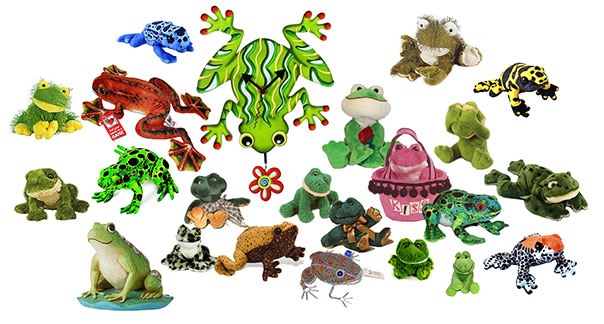 Find frog and turtle stuffed animals, facts and information at the Pond at  Animals N More.