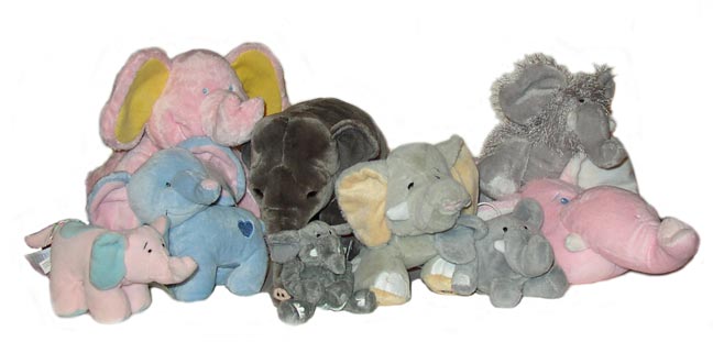 Find Elephant stuffed animals, plush toys, facts and information in the ...
