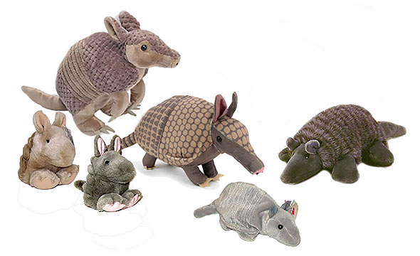 stuffed armadillos