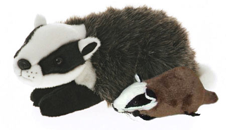 american badger stuffed animal