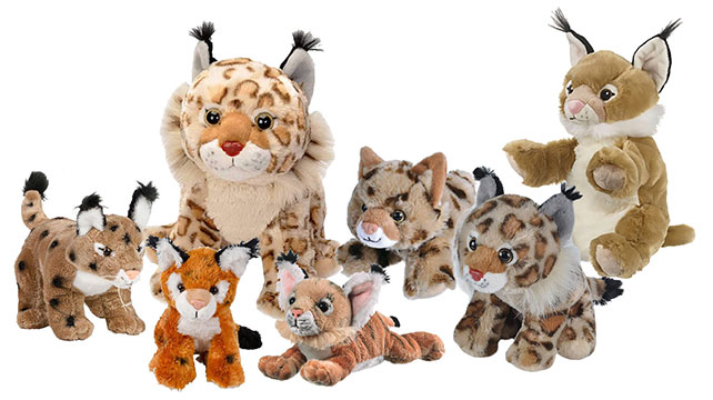 large bobcat stuffed animal