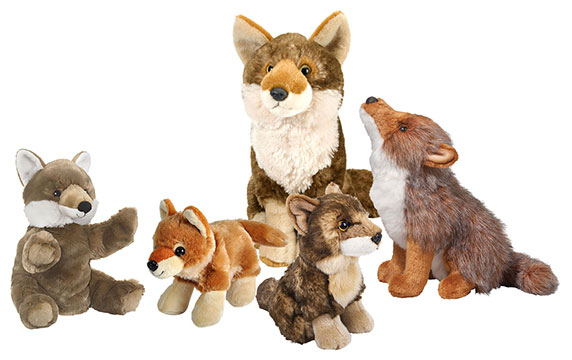 Find Coyote stuffed animals, facts and information at Animals N More.