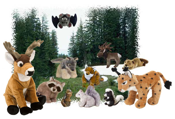 forest stuffed animals