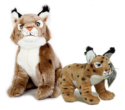 stuffed lynx toy